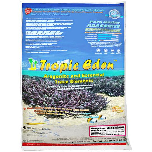 Tropic Eden 30 lbs bag Aragasnow (sugar size, .5mm)