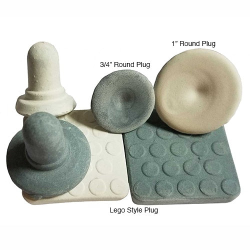 ME Coral Frag Lego Tile - 1.25" Grey