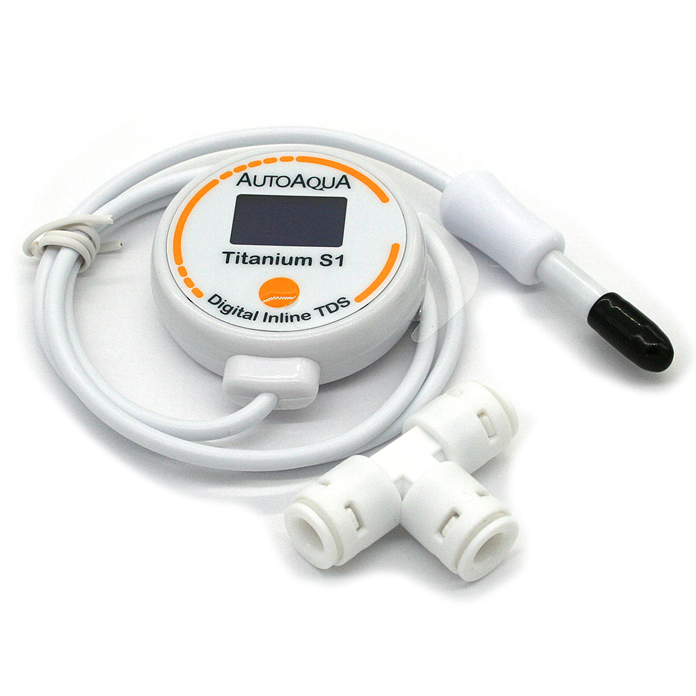 AutoAqua Digital Inline TDS - Titanium S1
