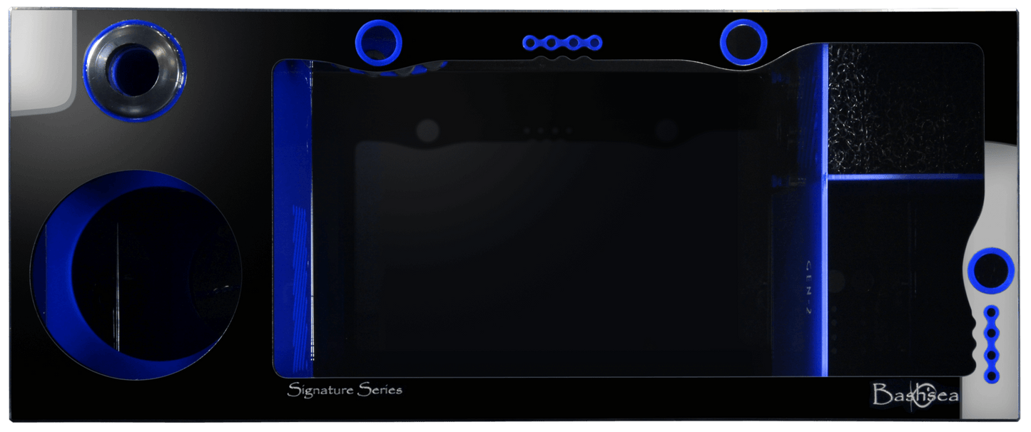 Bashsea 36x15x16" Royal Signature Series Sump - Black & BLUE