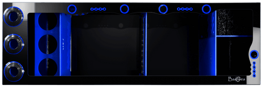 Bashsea 48x15x16" Royal Signature Series Sump GEN 2 - BLUE & BLACK