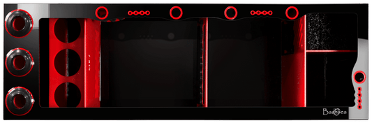 Bashsea 48x15x16" Ferrari Signature Series Sump GEN 2 - RED & Black