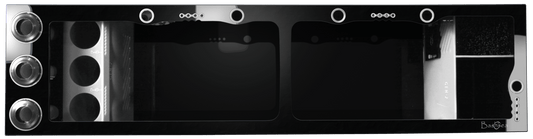 Bashsea 60x15x16" Tuxedo Signature Series Sump - BLACK&WHITE - Includes Freight