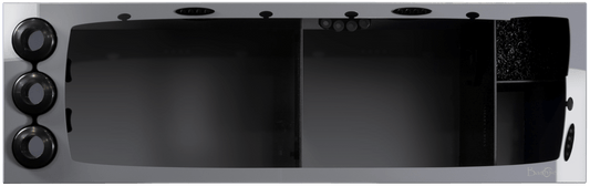 Bashsea Smart Series 48x15x16 Sump - BLACK