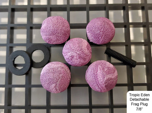 Tropic Eden Detachable Coral Frag Plug Round - 7/8" (15/pack)