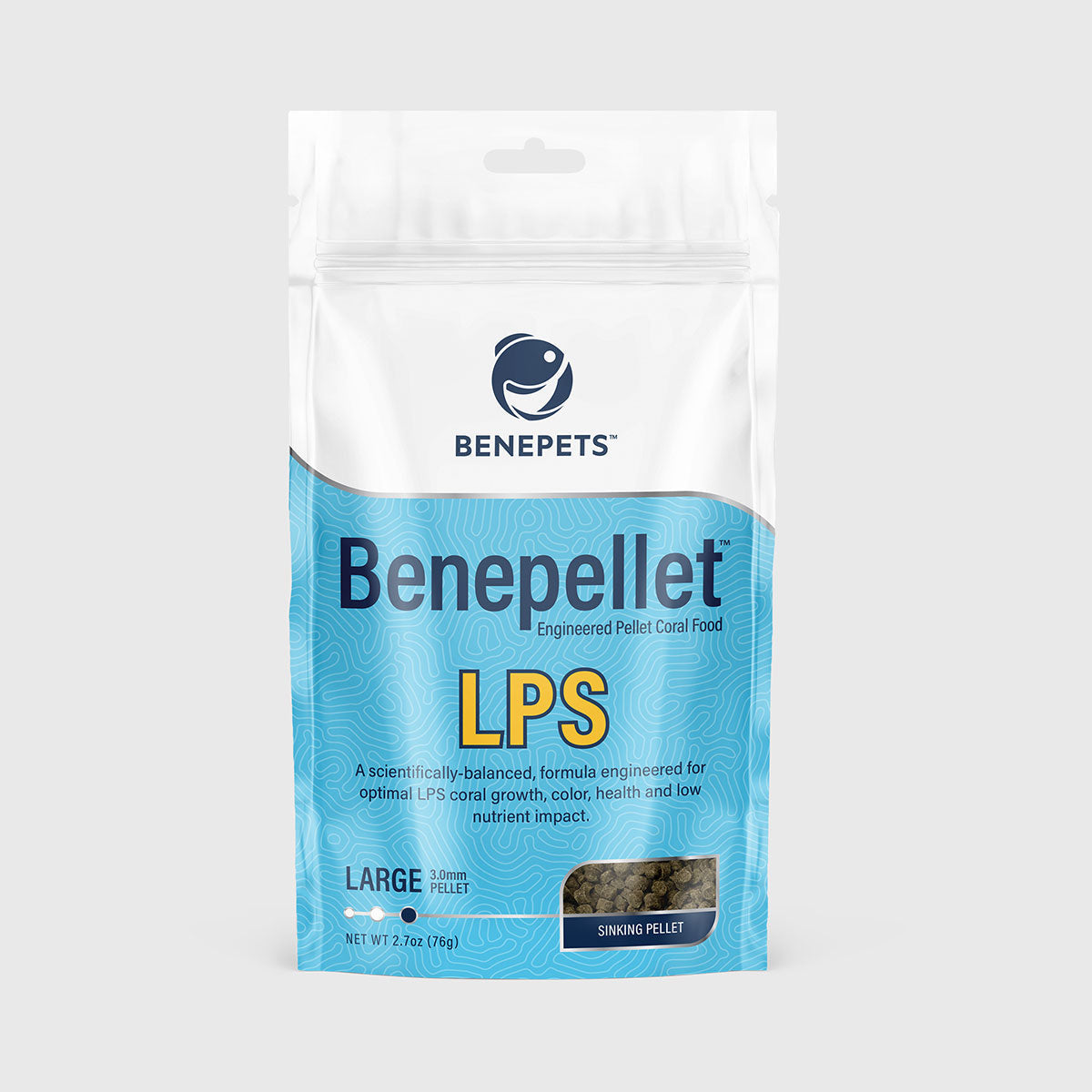 Benepets Benepellet LPS Large (3.0mm Pellet) - 2.7 oz Pouch