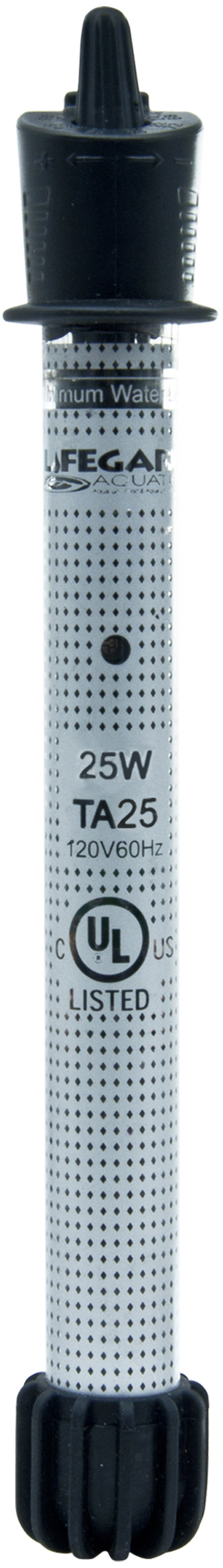 Lifegard Aquatics Adjustable Quartz Glass Heater - 25 Watt