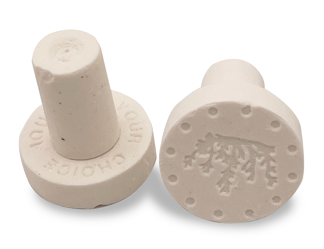 YCA .75" Ceramic Coral Frag Plug - 100pk