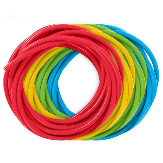 Simplicity Heavy-Duty Silicone Dosing Pump Tubing - Red/Yellow/Green/Blue x 10 Foot Each