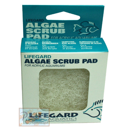 Lifegard 3" x 3" White Algae Pad for Acrylic Aquarium