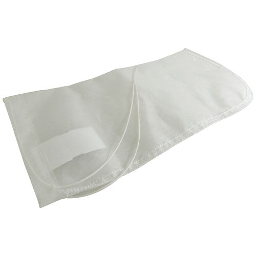 Premium Aquatics 200 Micron Mesh Media Bag - 4” x 14” with Draw String