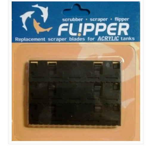 Flipper Cleaner Standard ABS Blades - 3pk - For Acrylic Tanks