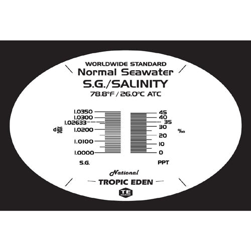 Tropic Eden True Seawater Refractometer