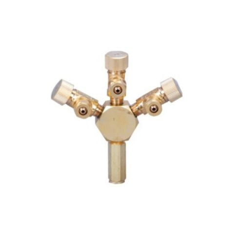 ISTA - Metal CO2/Air Flow Regulator - 3 way
