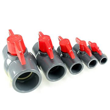 DURA PVC Valve - S1-007G - 3/4 inch Compact Ball Valve - Gra