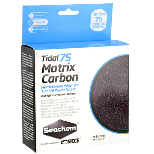 Seachem Tidal 75 Matrix Carbon - 190 mL (bagged)