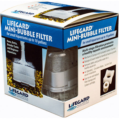 Lifegard Mini-Bubble Filter for 10gal tanks