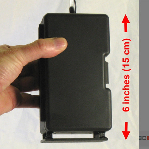 DROP1.2 drop-in upflow algae scrubber with Green Grabber surfaces - 1.2 cubes feeding per day