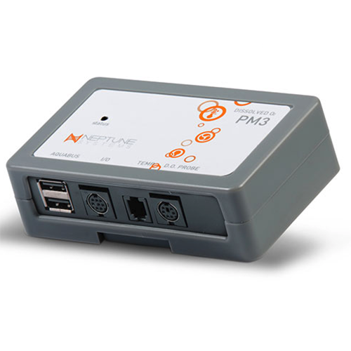 dissolved oxygen, temperature, and 6 digital inputs