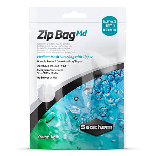 Seachem Zip Bag Medium Mesh 12.5 x 5.5 (inches)