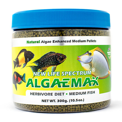 New Life Spectrum ALGAEMAX (Naturox Series) - Medium Sinking Pellet  (2mm-2.5mm) 300g