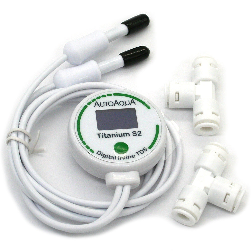 AutoAqua Digital Inline TDS - Titanium S2