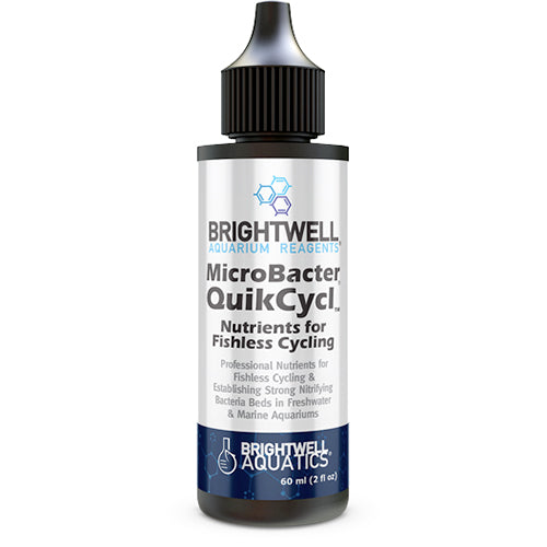 Brightwell MicroBacter QuikCycl Ammonia nutrient for fishless cycle - 60 ml / 2 oz