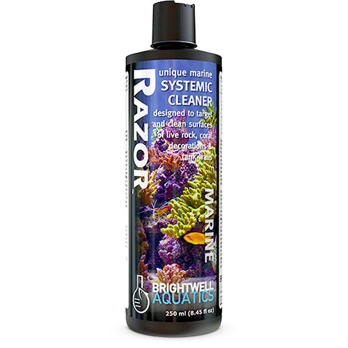 Brightwell Aquatics Razor Marine, Systemic Cleaner, coral safe 250ml