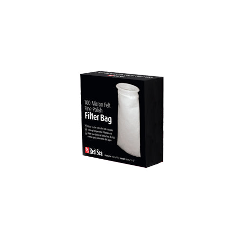 Red Sea 100 micron Felt filter sock- 4" Plastic ring - 10.5" Long