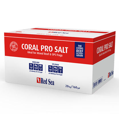Red Sea Coral Pro Salt - 20.1 kg bag/160 gal (Box)