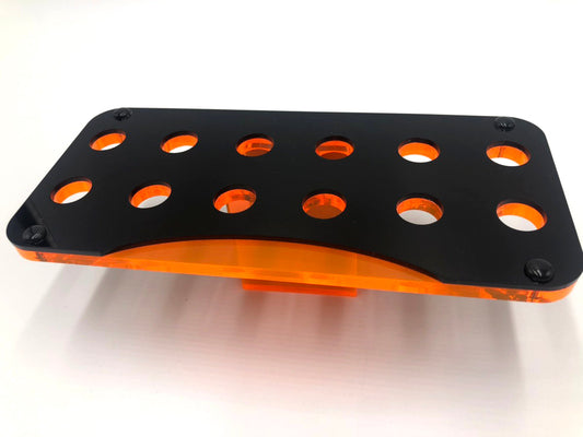 Eshopps ALPHA RACK MEGA (12 holes) (Neon Orange Frag Rack)