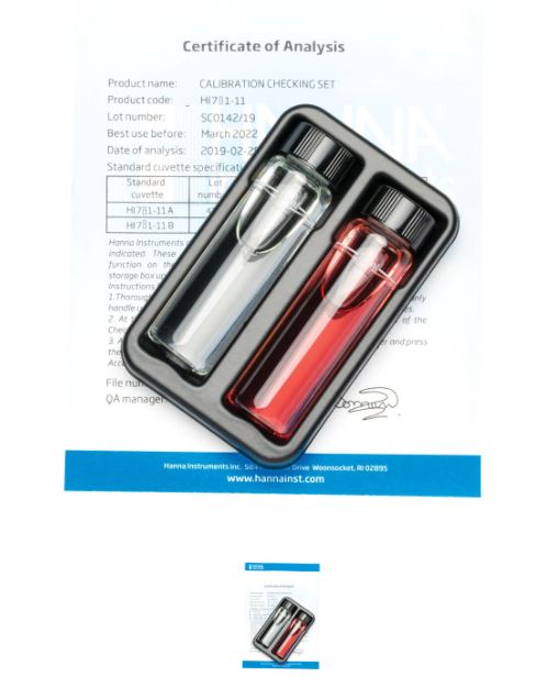 Hanna Marine LR Nitrate Checker Calibration Check Set