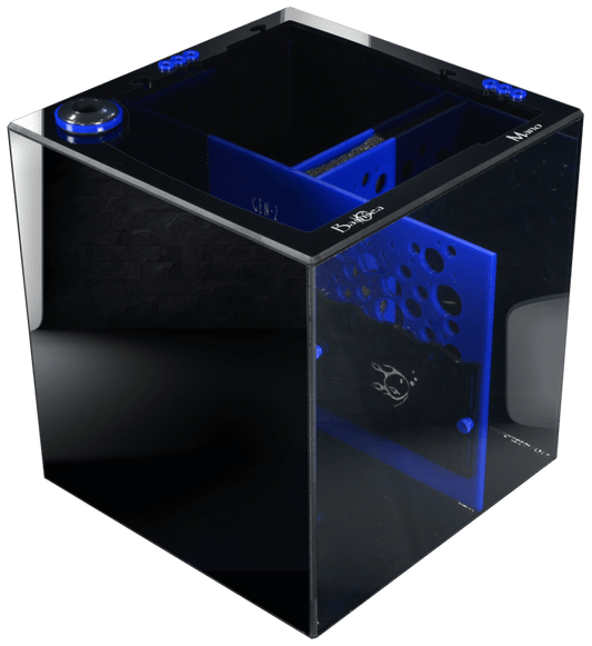 Bashsea 14x14x15" MANO Signature Series Sump - BLACK & BLUE