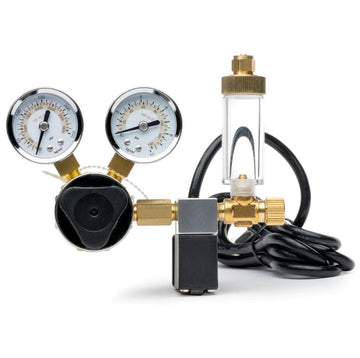 Milwaukee MA957 CO2 Regulator, Solenoid, Bubble Counter