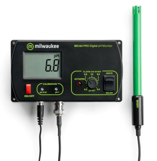 Milwaukee MC120 pH Monitor w/probe