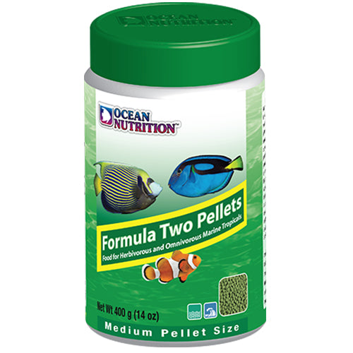 Ocean Nutrition Formula Two Medium Marine Pellet Fish Food - 14 oz/400 gram