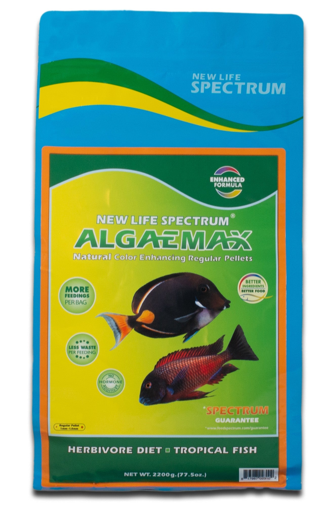New Life Spectrum AlgaeMax Regular 1-1.5mm Pellet- 2200g
