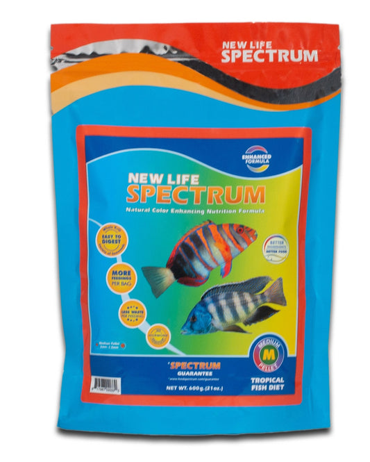 New Life Spectrum Tropical Fish Medium 2-2.5 Pellet - 600g