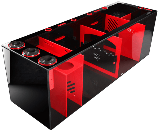 Bashsea 48x15x16" Ferrari Signature Series Sump GEN 2 - RED & Black