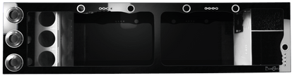 Bashsea 60x15x16" Tuxedo Signature Series Sump - BLACK&WHITE - Includes Freight