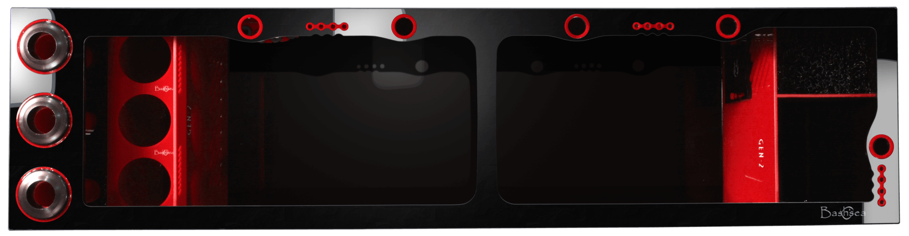 Bashsea 60x15x16" Ferrari Signature Series Sump - RED - Includes Freight
