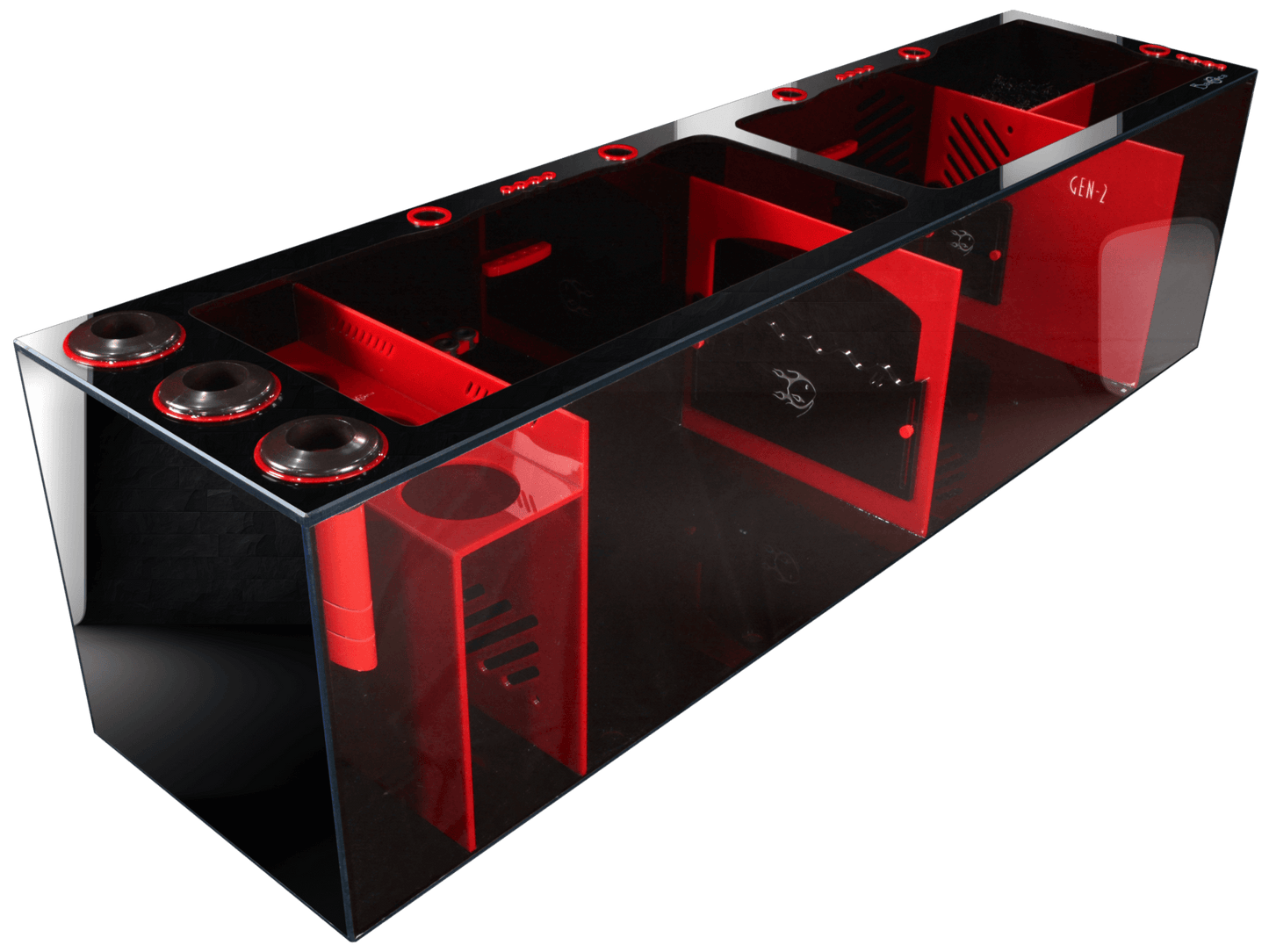 Bashsea 60x15x16" Ferrari Signature Series Sump - RED - Includes Freight