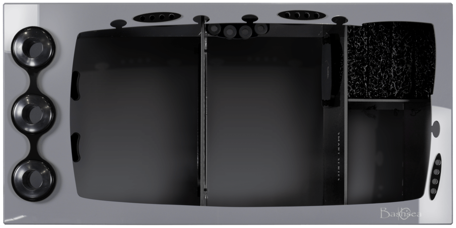 Bashsea Smart Series 30x15x16 Sump - BLACK