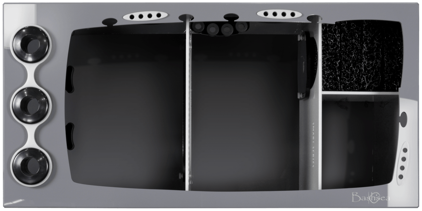 Bashsea Smart Series 30x15x16 Sump - WHITE