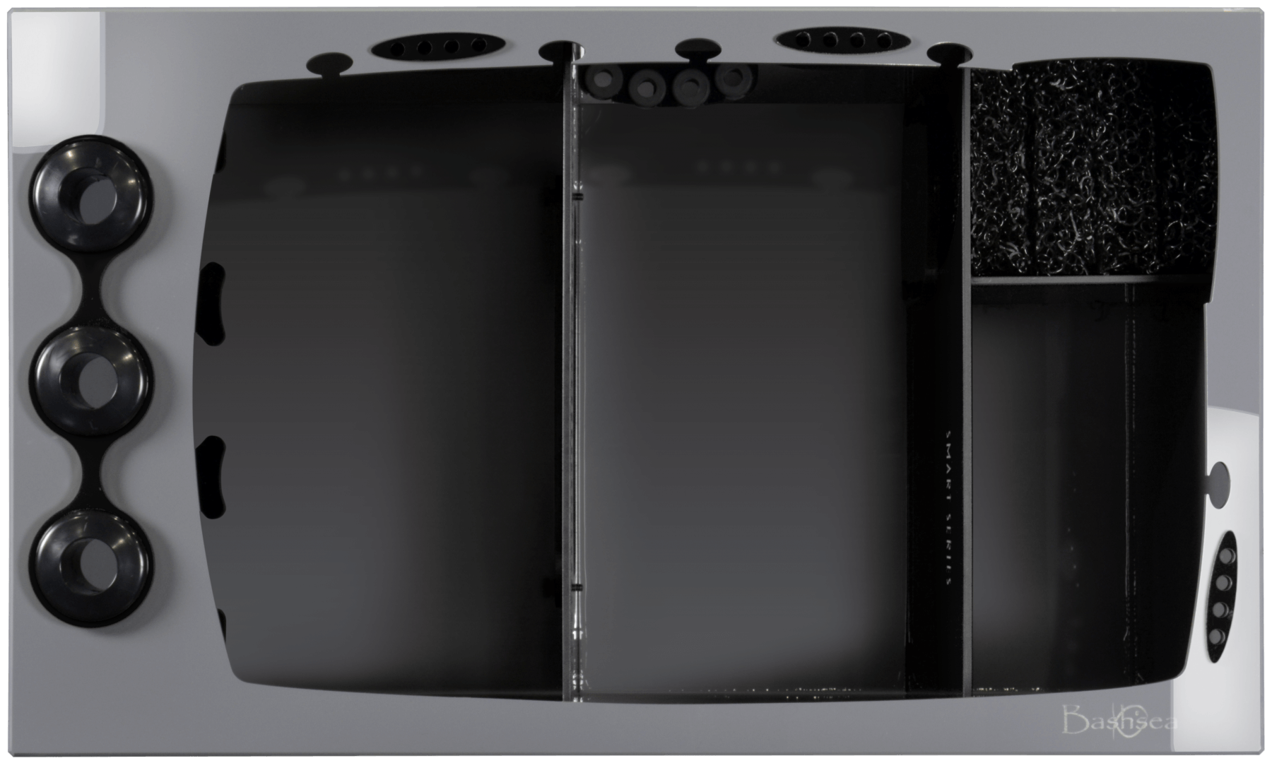 Bashsea Smart Series 30x18x16 Sump - BLACK