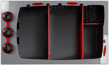 Bashsea Smart Series 30x18x16 Sump - RED
