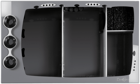 Bashsea Smart Series 30x18x16 Sump - WHITE