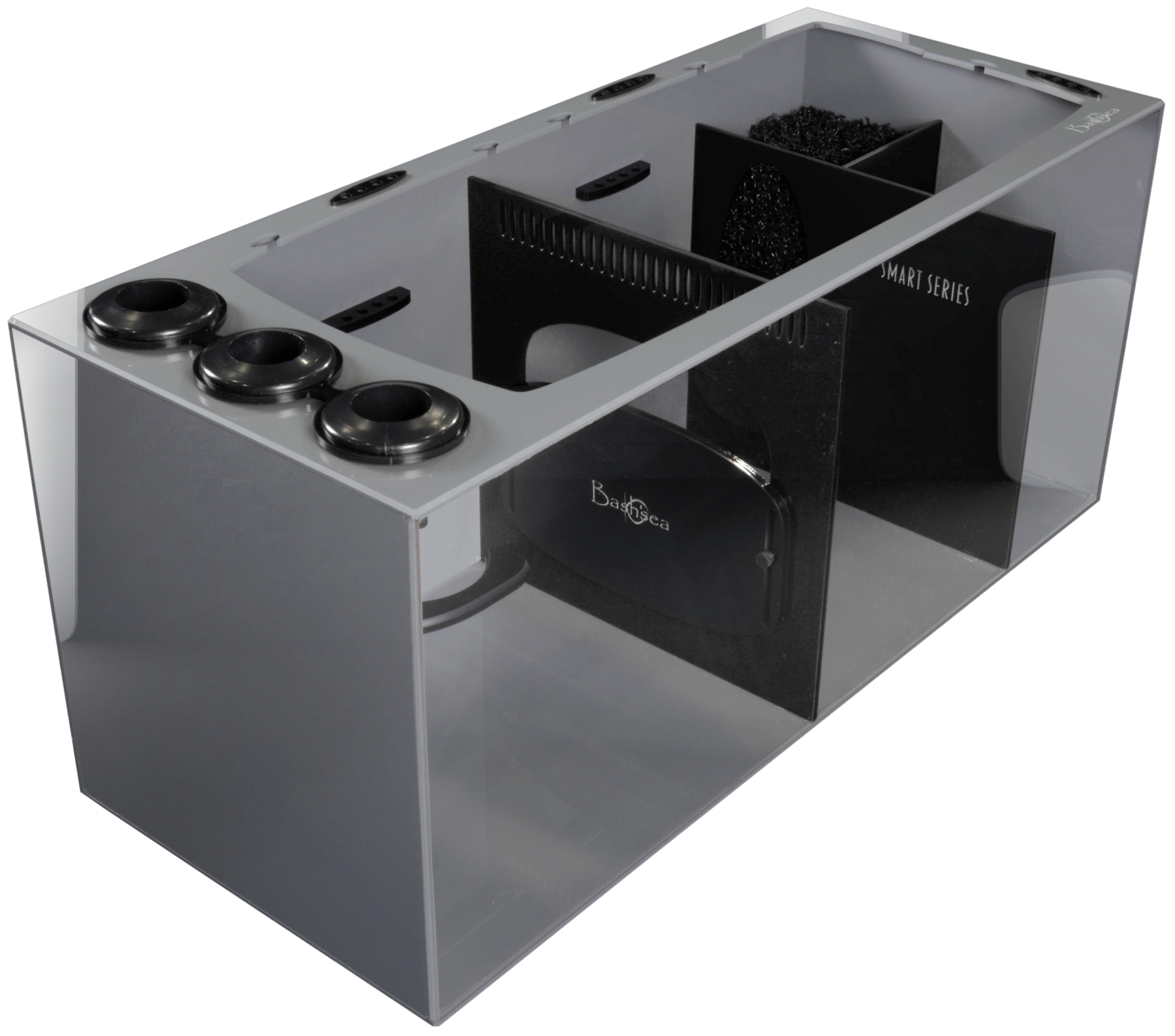 Bashsea Smart Series 36x15x16 Sump - BLACK