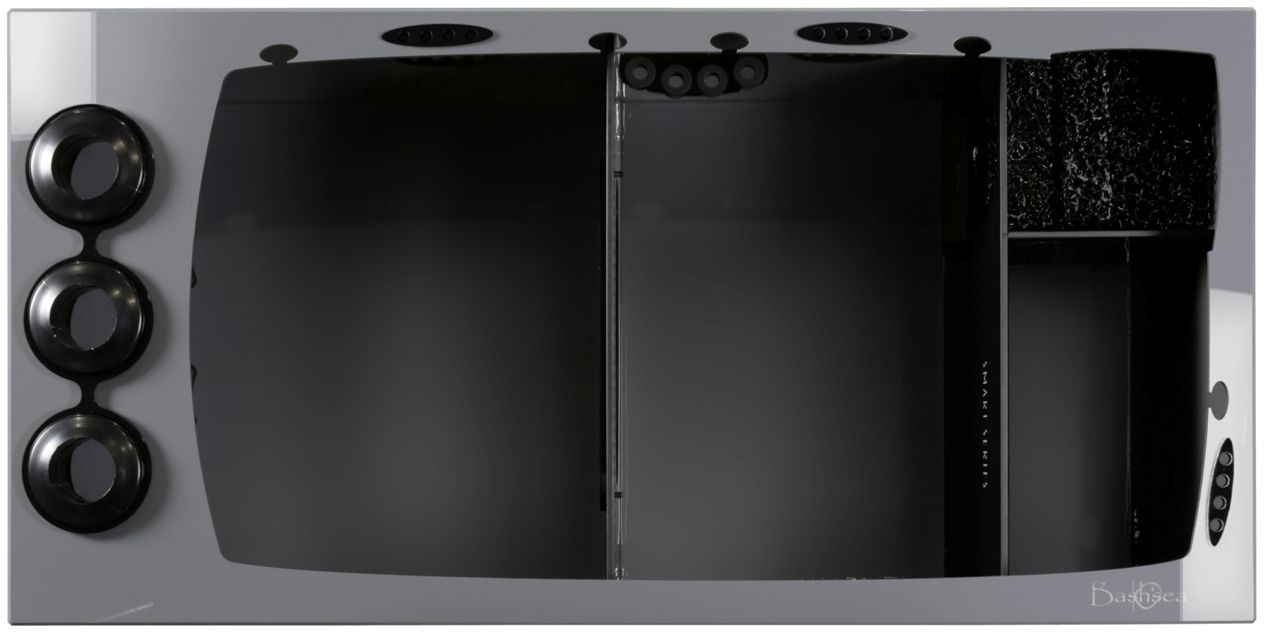 Bashsea Smart Series 36x18x16 Sump - BLACK