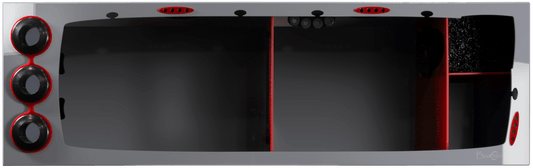 Bashsea Smart Series 48x15x16 Sump - RED